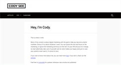 Desktop Screenshot of codysee.com